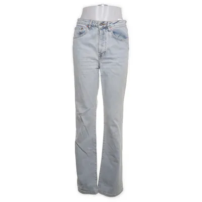 Jeans (Blå) från Woodbird Bomull, Elastan