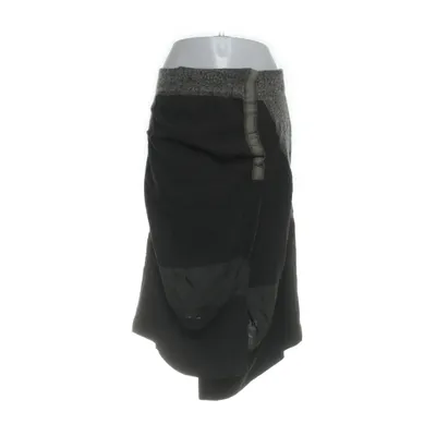 Maxi rok (Grijs, Groen) van Eva & Claudi Elastaan, Wol, Viscose