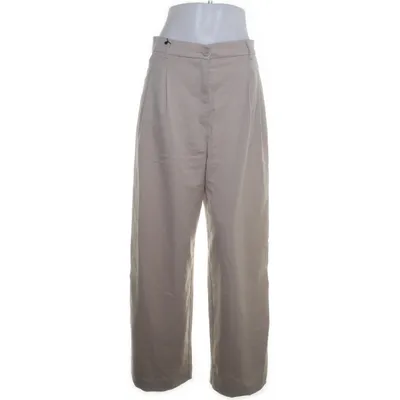 Bukser (Beige) fra Monki Elastan, Viscose, Polyester