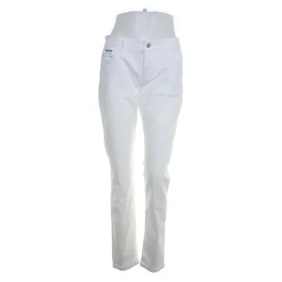 Jeans (Vit) från MAC Bomull, Elastan