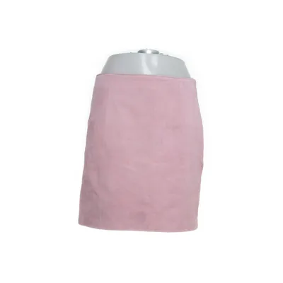 Läderkjol (Rosa) från Edited Polyester, Skinn