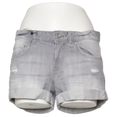 Short en jean (Gris) de L.O.G.G by H&M Coton, Élasthane