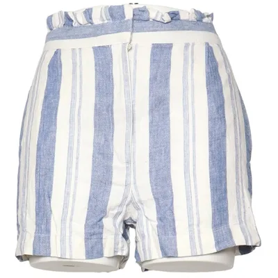 Shorts (Blå, Vit) från Pull & Bear Bomull, Linne