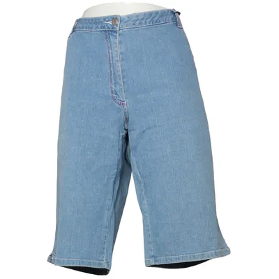 Denim shorts (Blauw) van Meine GröBe Katoen, Elastaan