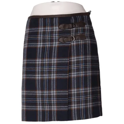 Skirt (Blue, Brown, White) from More & More Acetate, Acrylic, Cotton, Polyester, Wool