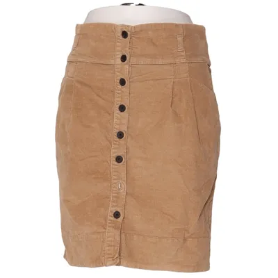 Nederdel (Beige) fra Zara Basic Bomuld, Elastan
