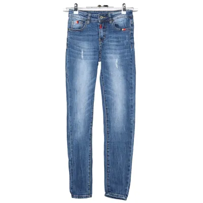 Jean (Bleu) de Hand Work Denim Coton, Élasthane