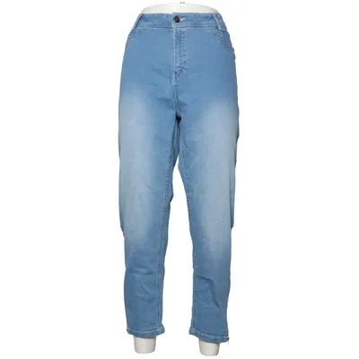 Spijkerbroek (Blauw) van Laura Torelli Katoen, Elastaan, Polyester