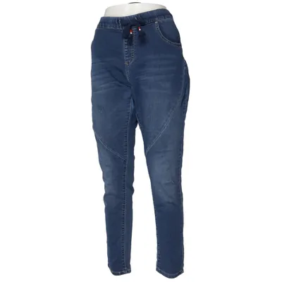 Jean (Bleu) de Hand Work Denim Coton, Élasthane, Polyester, Viscose