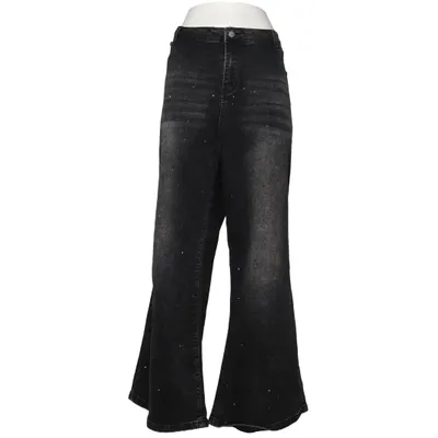 Jean (Noir, Gris) de Dazy Coton, Élasthane, Polyester, Viscose