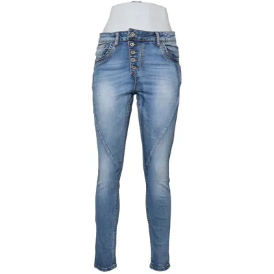 Jeans (Blue) from Lexxury Cotton, Elastane, Polyester, Viscose