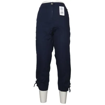 Driekwart broek (Blauw) van Solitaire Katoen, Elastaan