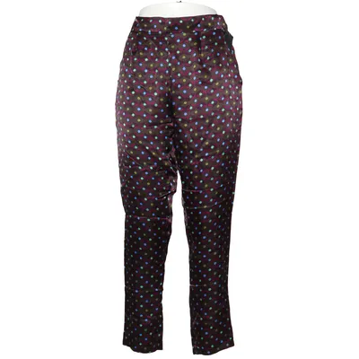 Broek (Bruin, Meerkleurig) van Holly Golightly Zijde, Viscose