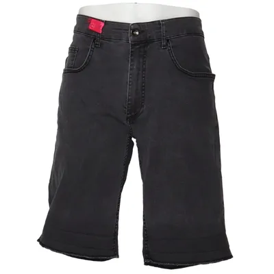 Short en jean (Gris) de RVLT Revolution Coton, Élasthane