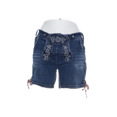 Dungaree shorts (Blue) from Esmara Cotton, Elastane