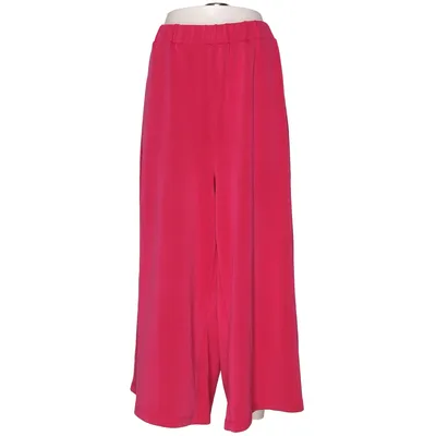 Palazzo broek (Roze) van Ulla Popken Elastaan, Modal, Polyester