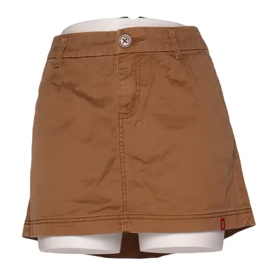 Skirt (Brown) from EDC by ESPRIT Cotton, Polyamide