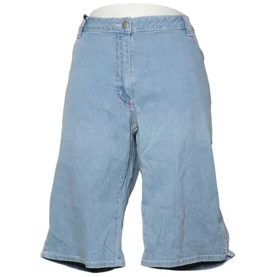 Denim shorts (Blauw) van Meine GröBe Katoen, Elastaan