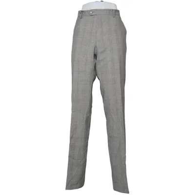 Jakkesætsbukser (Grå, Blå) fra Charles Tyrwhitt Uld