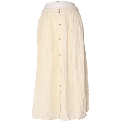 Maxi rok (Beige) van Cyrillus Metallvezel, Viscose