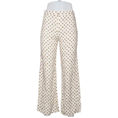 Palazzo pants (White, Brown) from Pull & Bear Viscose