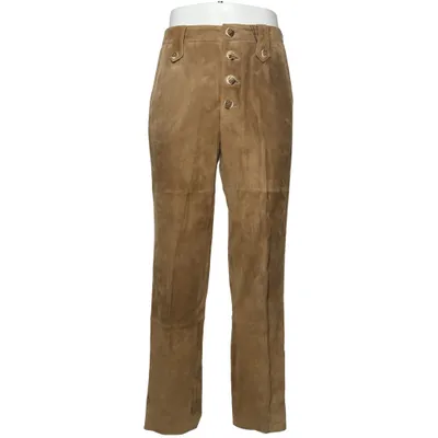 Läderbyxor (Beige) från Alphorn Skinn