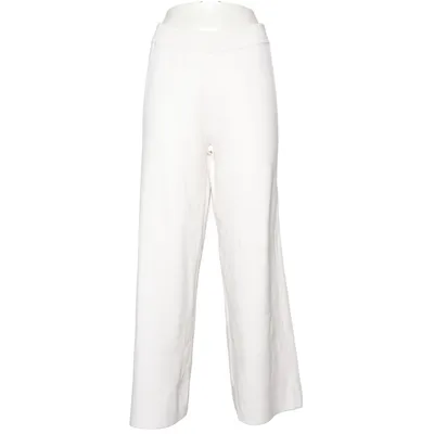 Pantalon patte d'éléphant (Blanc) de Oysho Polyester, Viscose