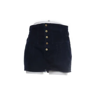Short en jean (Bleu) de Topshop Moto Coton, Élasthane, Polyester