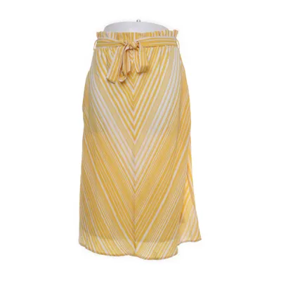 Nederdel (Gul, Hvid) fra Monteau Elastan, Polyester