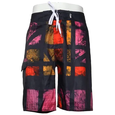 Shorts de bain (Noir, Multicolore) de WA Polyester