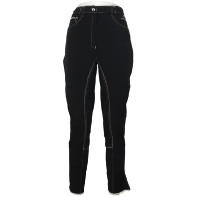 Reithose (Schwarz) von John Whitaker Elasthan, Polyamid, Polyester, Polyurethan