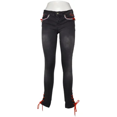 Jeans (Gray, Red, White) from Rainbow Cotton, Elastane