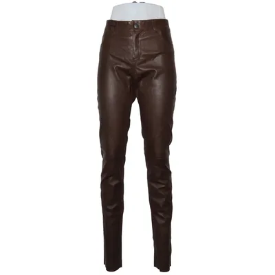 Pantalon en cuir (Marron) de Sylvie Schimmel