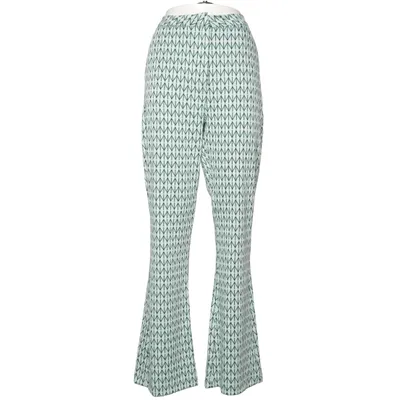 Byxor (Grön, Beige) från Summum Woman Elastan, Polyester, Viskos