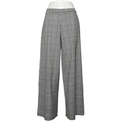 Palazzobyxor (Svart, Vit) från Risskio Elastan, Polyester, Viskos