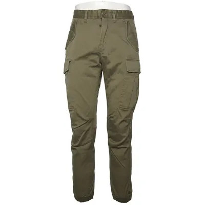 Cargo pants (Green) from L.O.G.G by H&M Cotton, Elastane