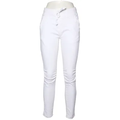 Jeans (Vit) från Hand Work Denim Bomull, Elastan