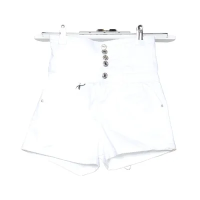 Denim shorts (White) from Elara