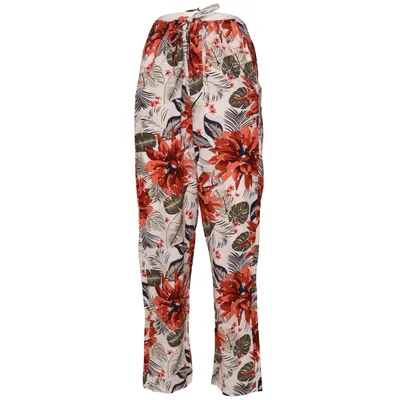 Pantalon (Rouge, Vert, Blanc, Noir) de Esmara Coton, Lin