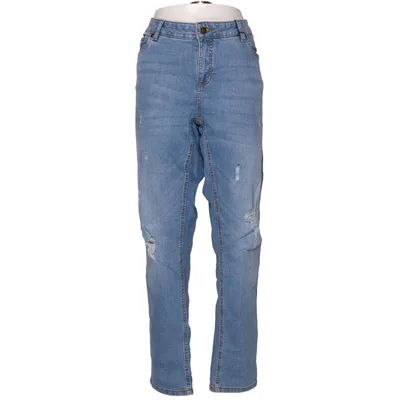 Jeans (Blå) från John Baner Bomull, Elastan, Polyester