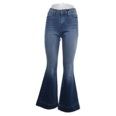 Jean (Jane High Rise Flare) de Denham Coton, Élasthane, Cuir, Polyester