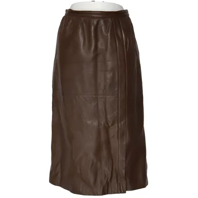 Leather skirt (Brown) from Kemper Sportchic