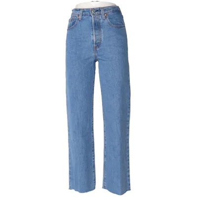 Jeans (Ribcage Straight Ankle) från Levi Strauss & Co Bomull, Elastan