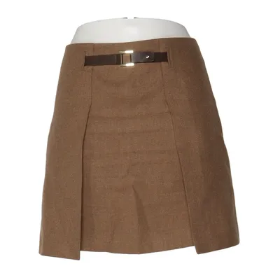 Rok (Bruin) van Massimo Dutti Viscose, Wol