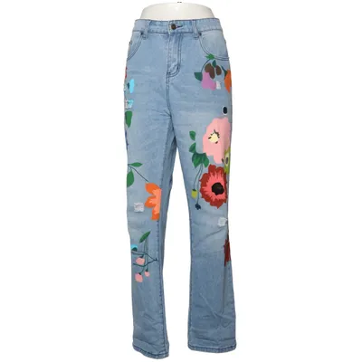 Jeans (Blue, Multicolored) from Misslook