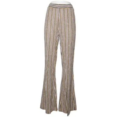 Palazzo broek (Beige, Meerkleurig) van Ottod'Ame Katoen, Linnen, Polyester