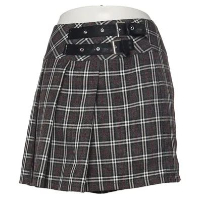 Nederdel (Grå, Sort, Hvid) fra Reject Polyester, Viscose