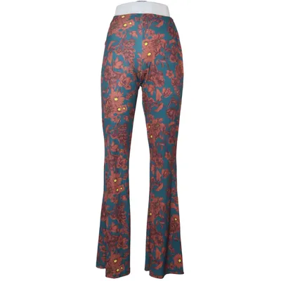 Hose (Blau, Rot, Gelb) von Zara Elasthan, Polyester