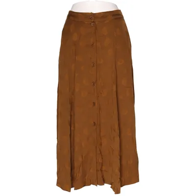 Maxi rok (Bruin) van Samsøe & Samsøe Cupro, Viscose