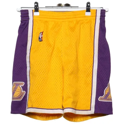 Basketbal shorts (Geel, Lila, Wit) van Hardwood Classics x Mitchell & Ness Polyester